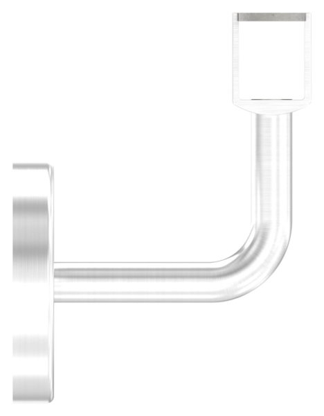 Handlaufhalter V2A Buegel Ø 12mm Nut 24x24mm fuer LED Nutrohr-88-11LED-NU-HH.240