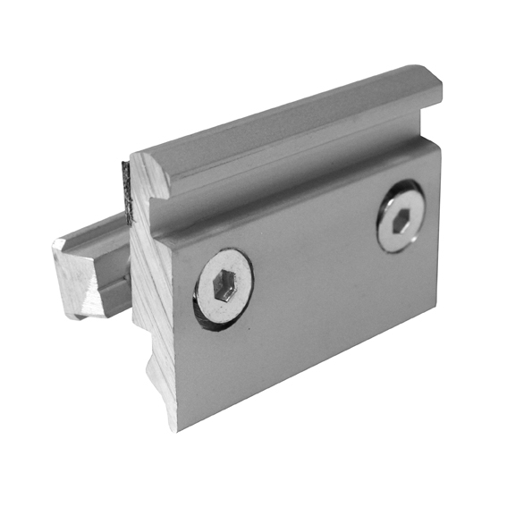Glasklemme fuer Verglasungsprofil GS-ZP-002 Aluminium roh-89-11GSZPL02-A.4
