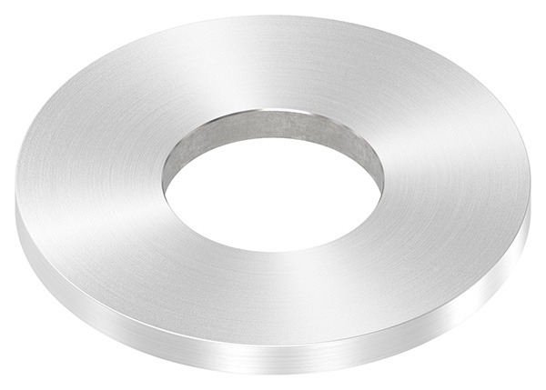 Ankerplatte Masse- 80x6 mm Rundschliff und Mittelbohrung V2A-11-2268R.4
