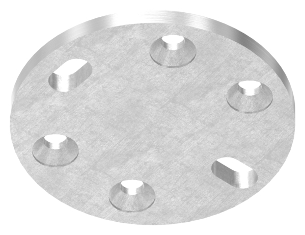 Ankerplatte Edelstahl V2A Ø 100 x 8 mm fuer Spannringe-88-1150138-240P.100