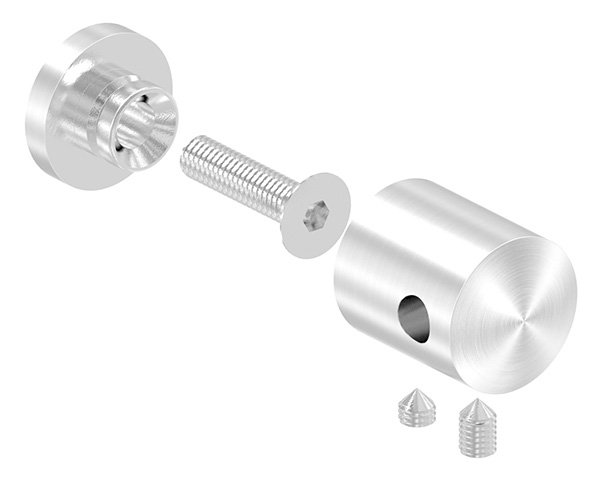 Seilhalter fuer Zwischenpfosten - Fuer Seil Ø 5 mm - Anschluss flach - V2A-11-2849.4