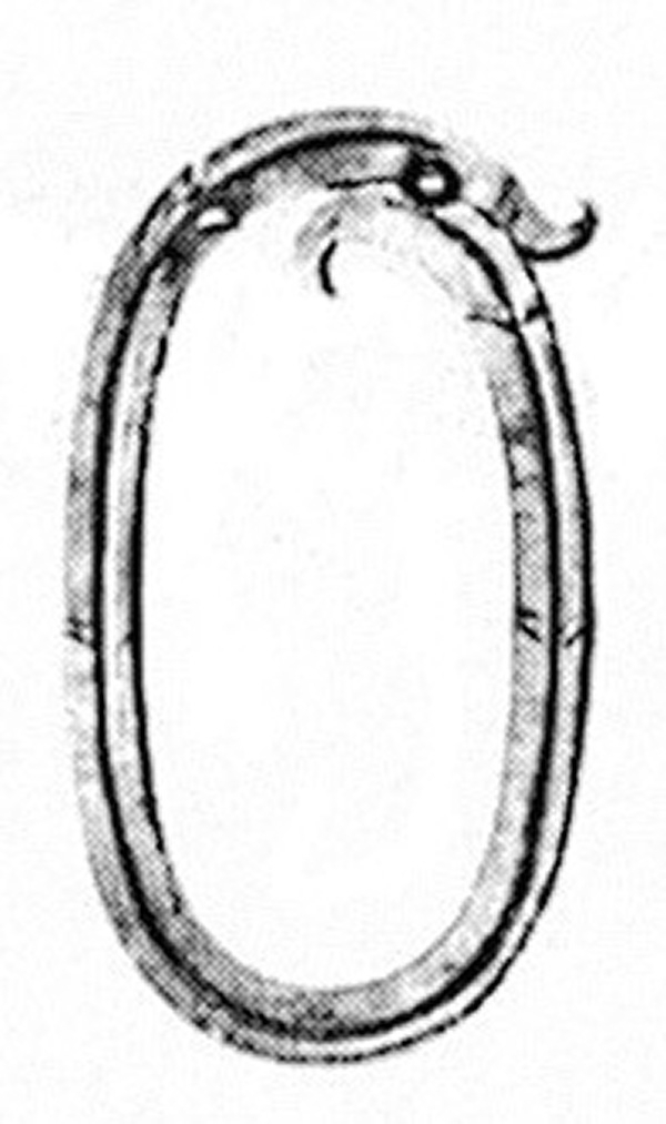 Buchstabe O - Gross - 180x100 mm - Stahl -Roh- S235JR-30-3134.8