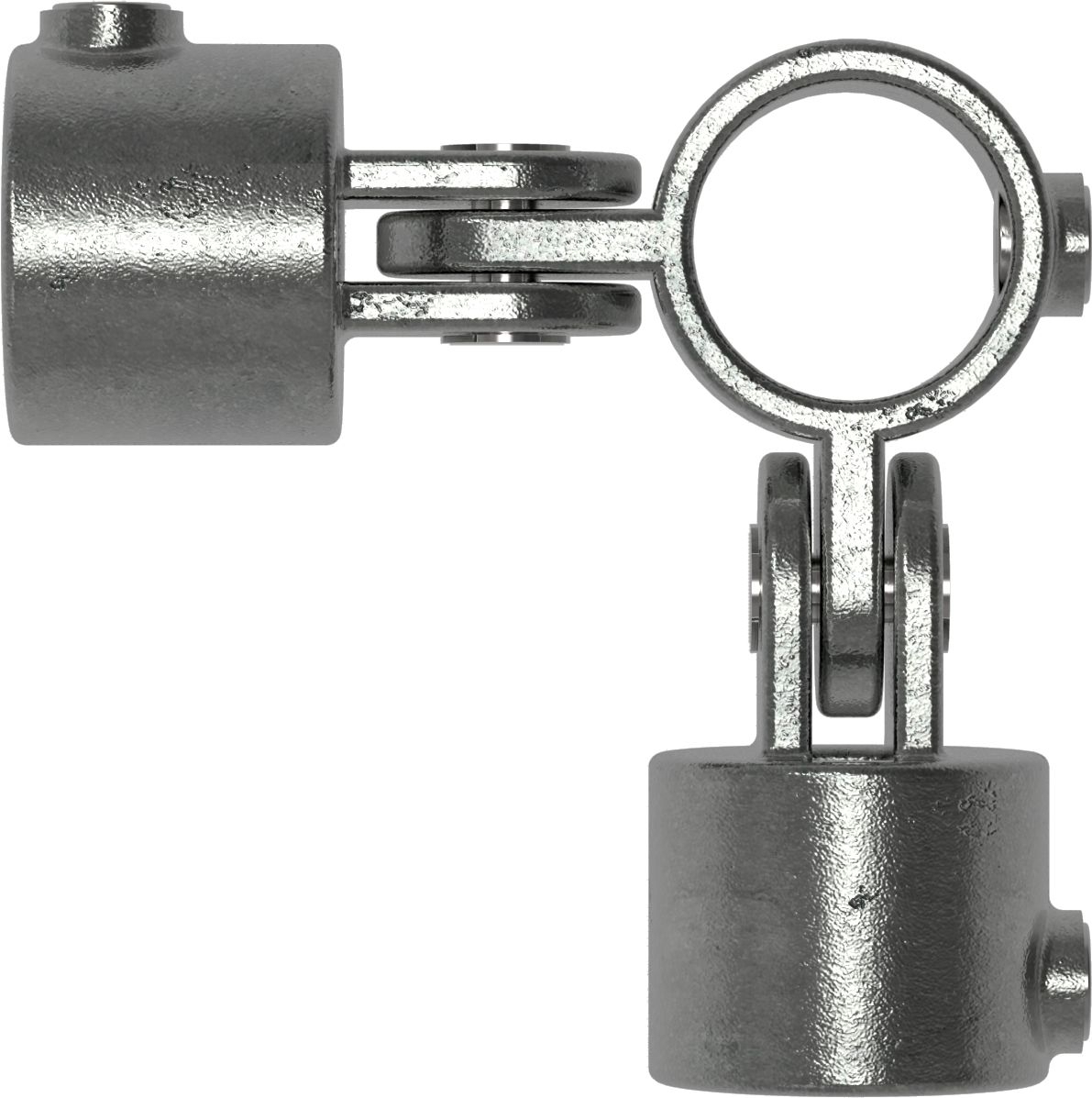 Rohrverbinder - Gelenkstueck doppelt 90° - 168C42 - 42-4 mm - 1 1-4- - Feuerverzinkt u. Elektrogalvanisiert-168C42