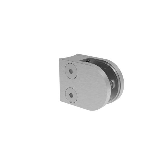 Glashalter Edelstahl AISI 304 Glas 6-8-4 mm Pfosten D 33-7 mm Schliff Modell 28-89-11A2800033-A.4