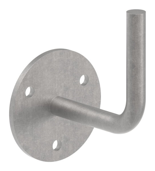 Handlaufhalter - mit Ronde 70x4 mm - zum Anschweissen - Stahl S235JR- roh-30-1416.8