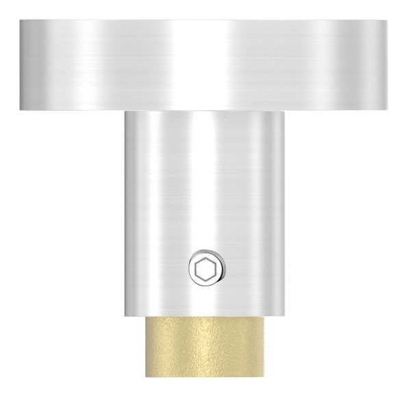 Tuerknauf V2A gerade mit Scheibe Ø 55 mm-11-3935.4
