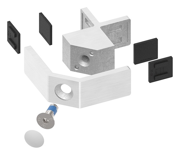Glasausrichter - fuer Glas- 20-76-21-52 mm - V2A-12-4040.4