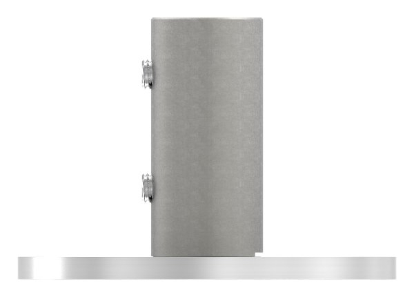 Wand- und Bodenanker  Masse- Ø 100x6 mm fuer Rundrohr Ø 33-7x2-0 mm -V2A-11-3010.4