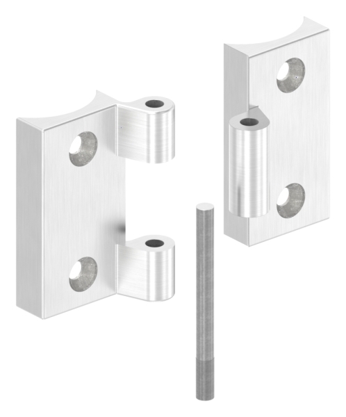 Anschraubscharnier fuer Rohr 42-4mm- V4A-88-1156520-V4A.42