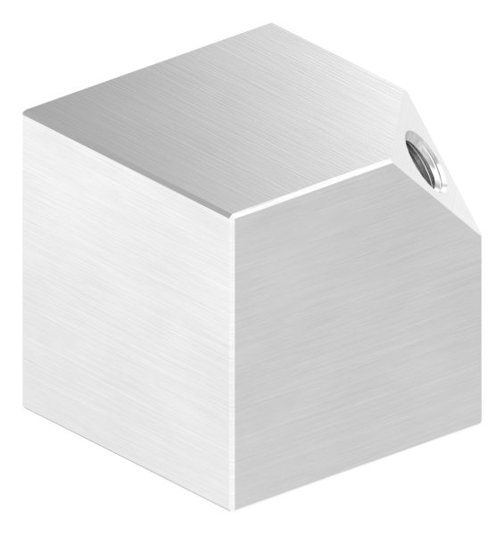 Wuerfel 40x40 mm Vollmaterial mit Gewinde M8 V2A-11-2591.4