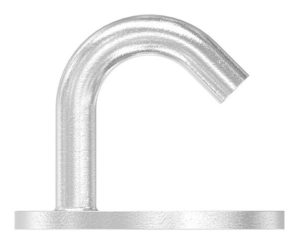 Befestigungsoese Edelstahl V4A Rundeisen Ø 5 mm mit runder Platte- 2 Bohrungen-88.11100076005