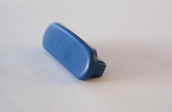 Endkappe Kunststoff fuer Handlauf 40x8 mm- enzianblau-88-11EK-F408.509