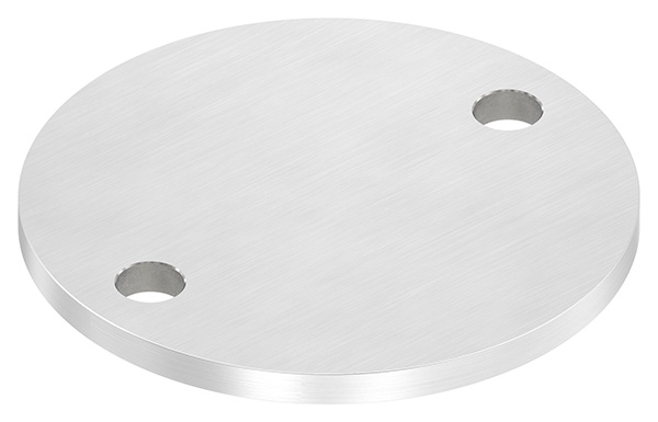 Ankerplatte Ø 100 x 6 mm mit 2 Bohrungen á Ø 11 mm V2A-11-2263.4