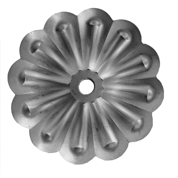 Dekorative Rosette Stahl Ø68mm- 0-7mm-89-11E2010P68-A.4