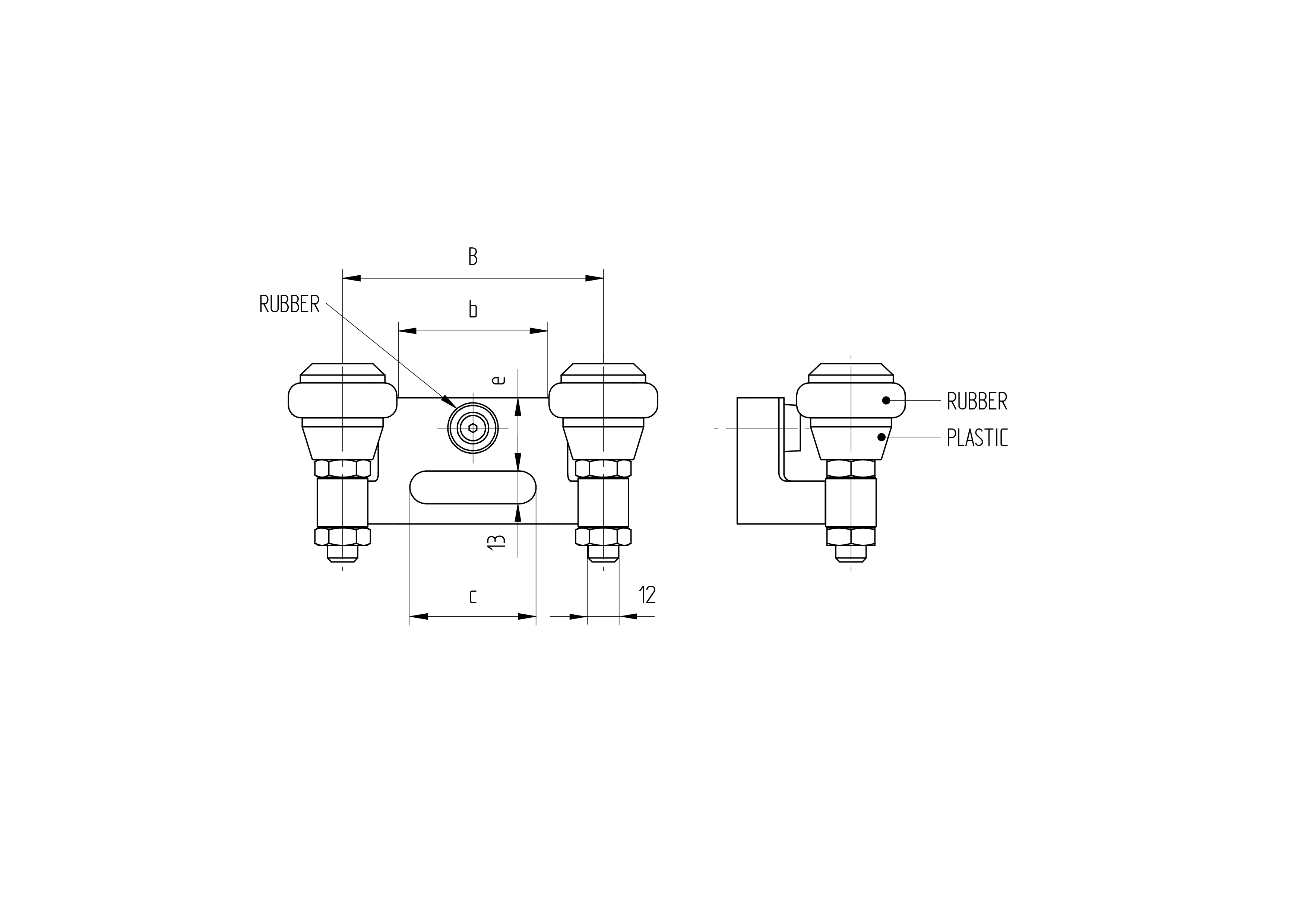 Obere Torfuehrung Stahl verzinkt fuer 60 mm Profile-89-11H3760P-A.4