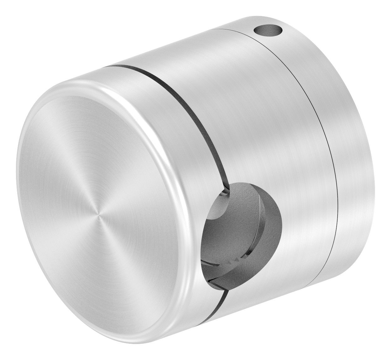 BRENK-fix® Grundhalter fuer Staebe Ø 16mm- ALU-88-11BR-R16M8.ALU