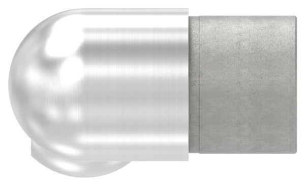 Gelenkstueck V2A fuer Rohr Ø 42-4x2-0 mm rechts K240 geschliffen-88-1156258-320.R