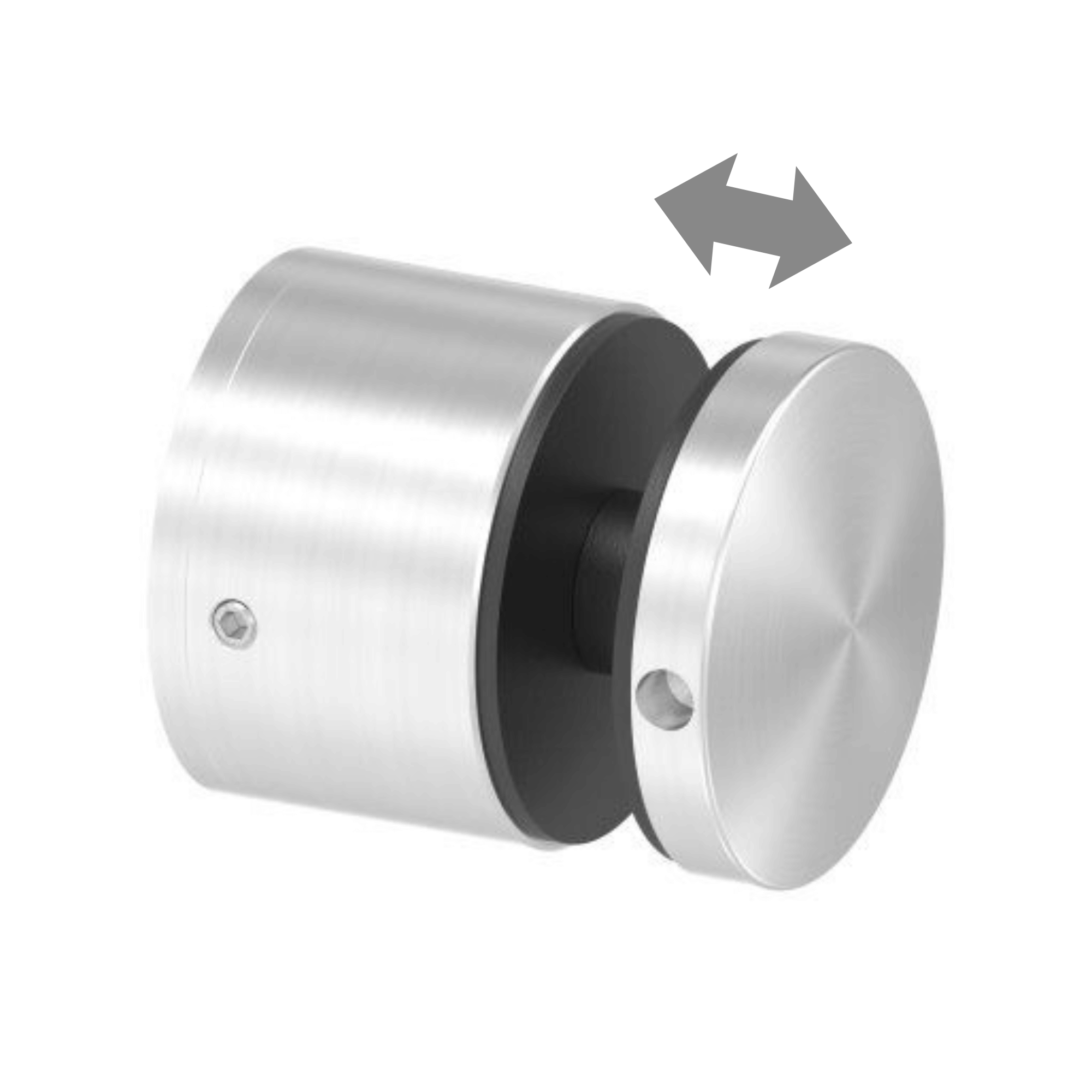 Glaspunkthalter verstellbar