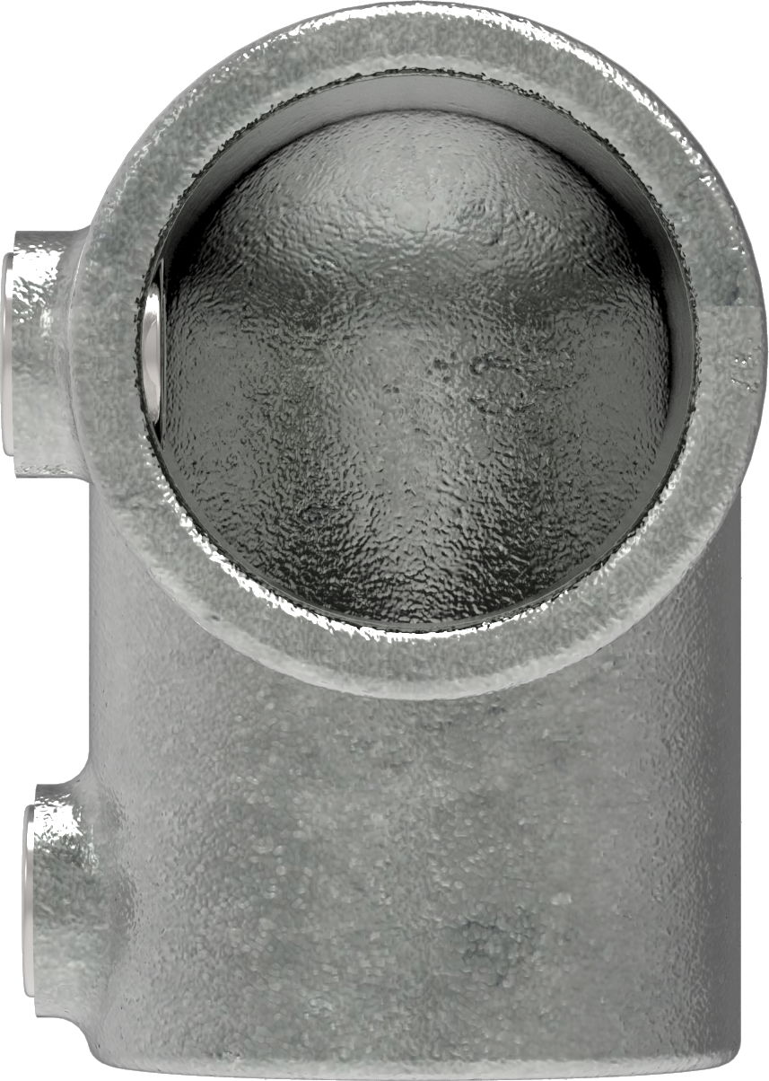 Rohrverbinder - Bogen 90° - 125T21 - 21-3 mm - 1-2- - Feuerverzinkt u. Elektrogalvanisiert-125T21
