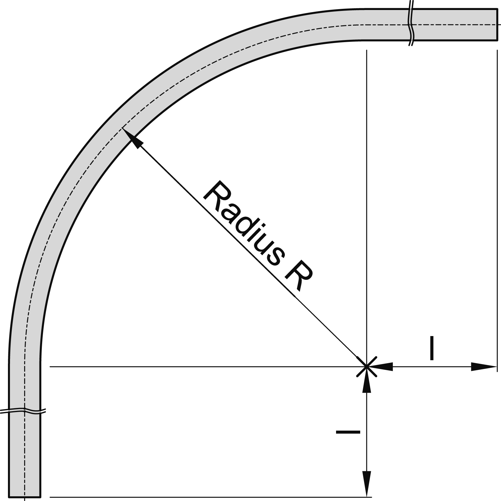 Laufrohr Bogenstueck Groesse 3 MEA 10337045-60-0208.7