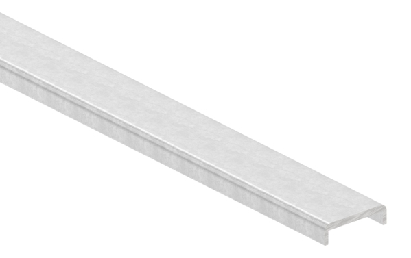 Kantenschutz EXTRA SLIM- fuer Glas 16-00 - 17-52mm- L=6m- Aluminium roh-88-1180582-ALU-6M.ROH