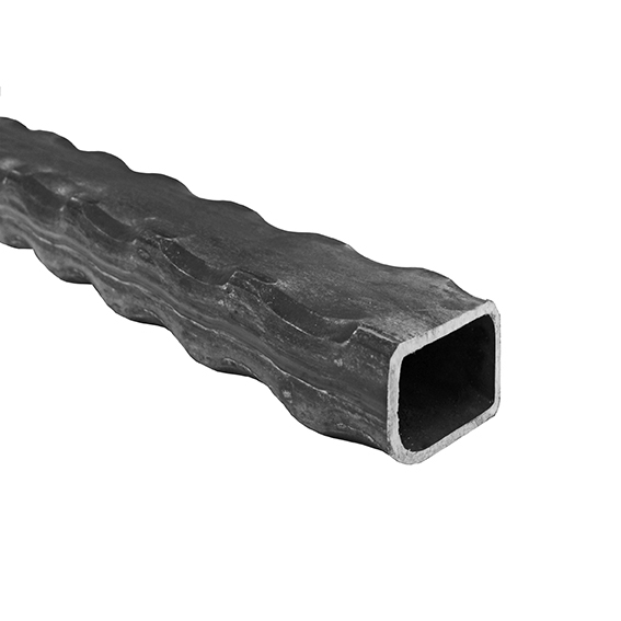 Vierkantrohr Stahl 16 x 16 x 1-5 mm dekoriert L = 3000 mm-89-11P20116X16X153M-A.4