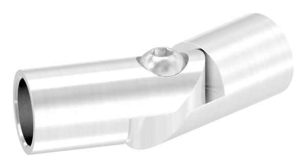 Rundstabverbinder V2A Ø 14 mm mit Gelenk 0-100°-11-1612.4