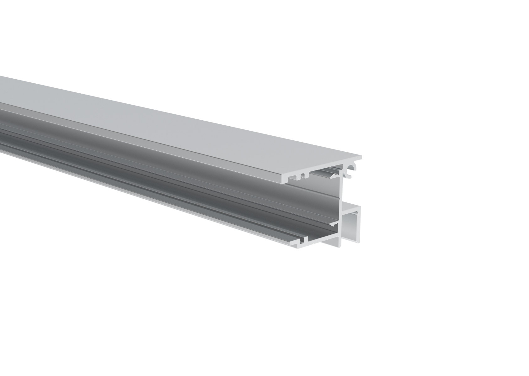 Aluminium Zaunadapter 40x34 mm- 6-0 m- fuer 20 mm Fuellungen- Natur-89-11FGAS206000N-A.4