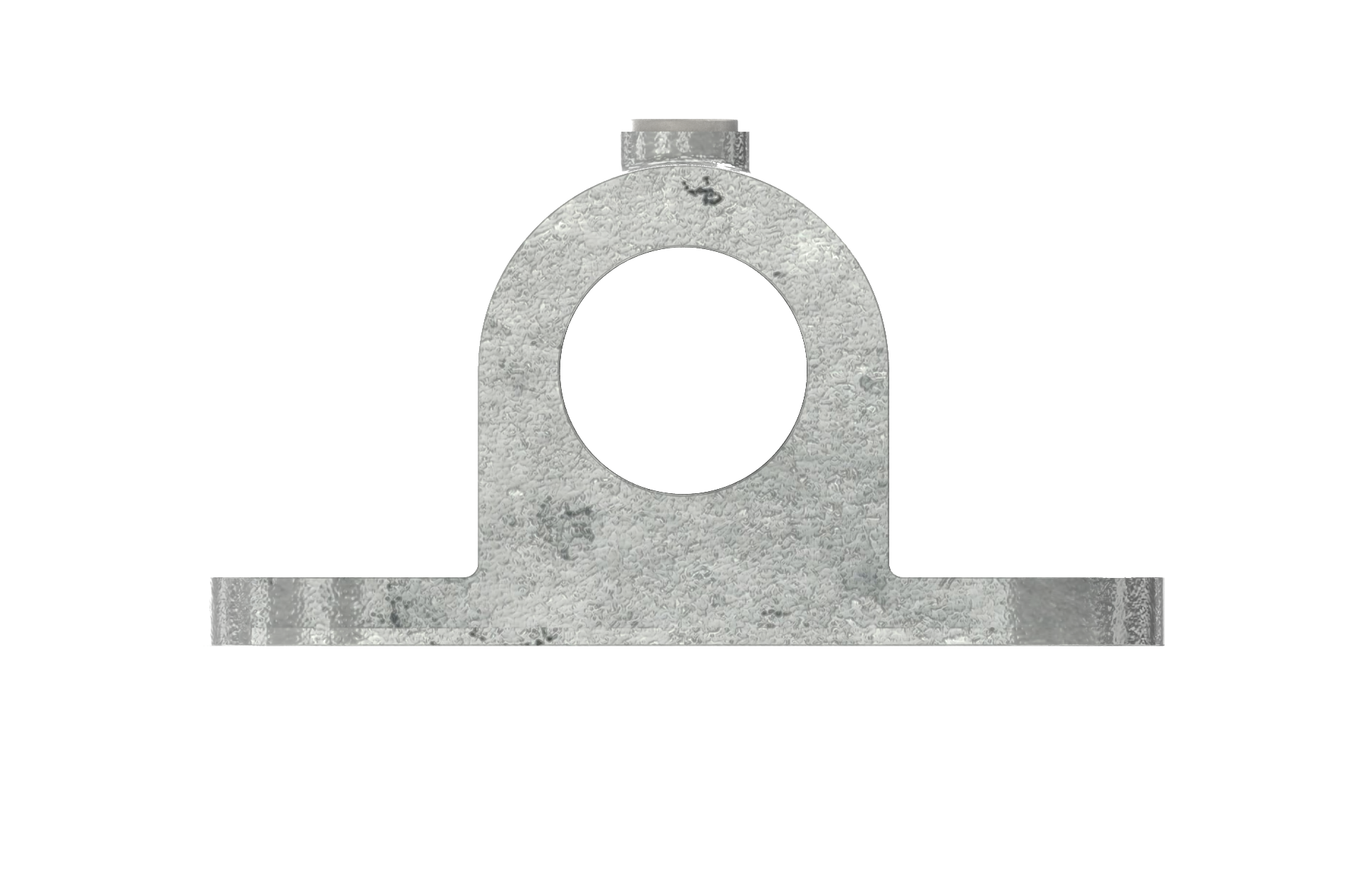 Rohrverbinder - Wandhalter massiv - 246B34 - 33-7 mm - 1- - Feuerverzinkt u. Elektrogalvanisiert-246B34