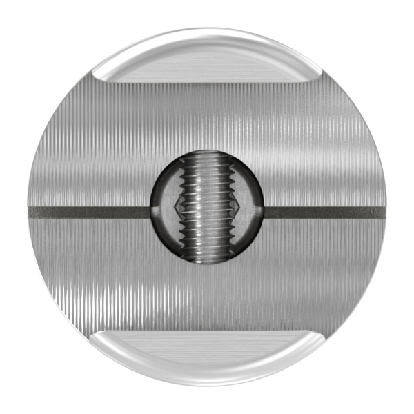 Klemmprofilhalter Edelstahl V2A fuer Ø 27 mm- gerade- geschliffen-88-1155351-240.00