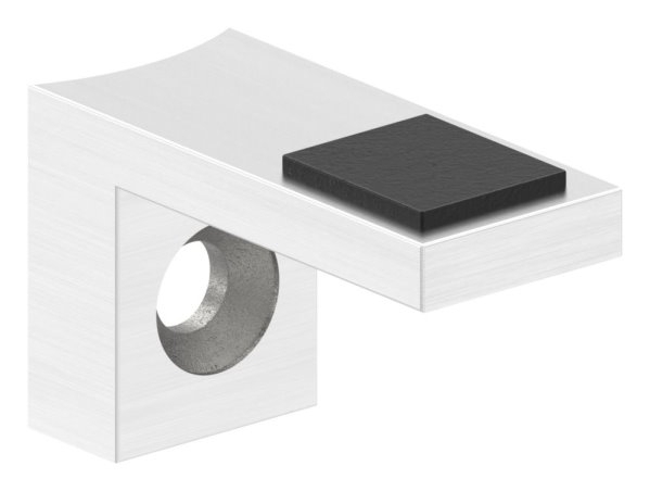 Halteboden fuer Glas Anschluss Ø 42-4 mm - Edelstahl V2A-10-5308-4-1.3