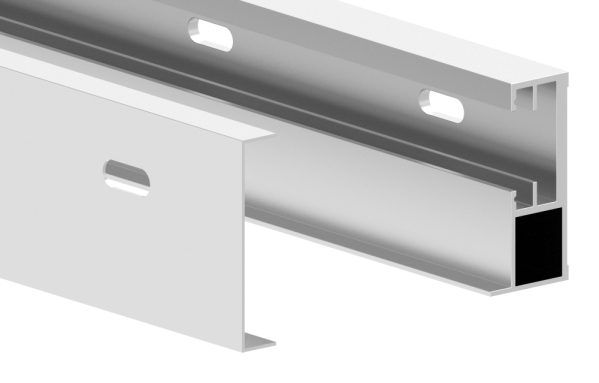 Profil-Set fuer eleganza canopy Vordach L=2400-2405 mm-88-11VDE-FLEX.2400