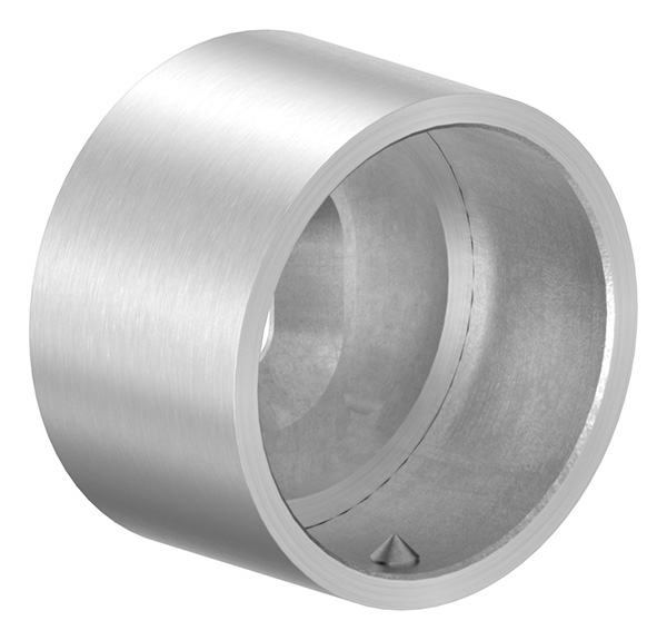 Wandbefestigung  zum Klemmen fuer Rundrohr  Ø 42-4 mm - V2A-11-3069.4