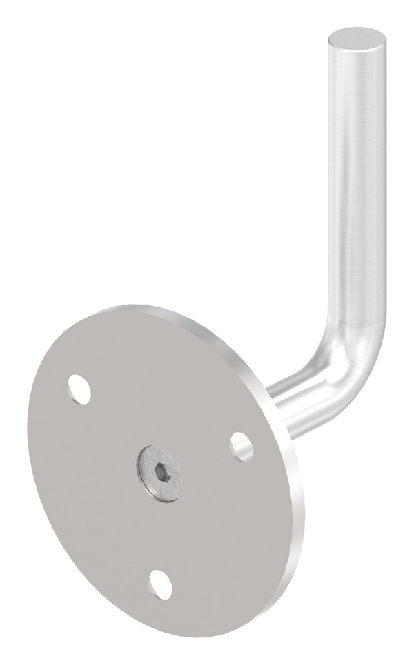 Handlaufhalter mit Ronde 70x4 mm zum Anschweissen V2A-11-2029-62.4