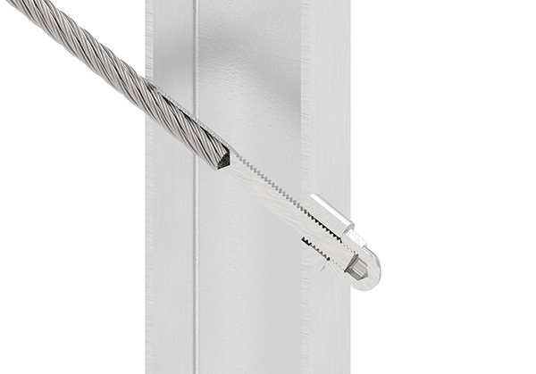 Formanschluss - fuer flachen Anschluss - Gewinde M5 - V2A-11-2821.4