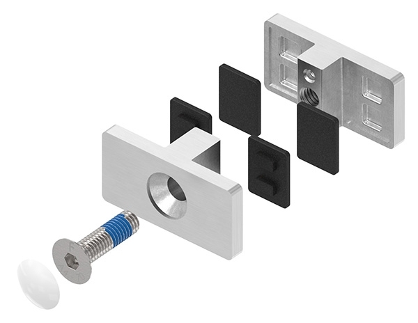 Glasausrichter - fuer Glas- 16-76-17-52 mm - V2A-12-4036.4