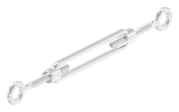 Spannschloss - M6 - Oese-Oese - mit Links-Rechtsgewinde - V4A-11-2898.1