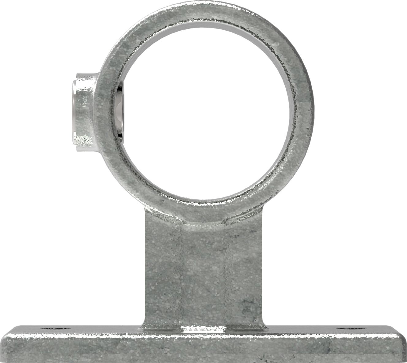 Rohrverbinder Handlaufhalterung Befestigungsschraube 90° Ø 33-7 mm -1- - Temperguss verzinkt - 143WB34-143WB34