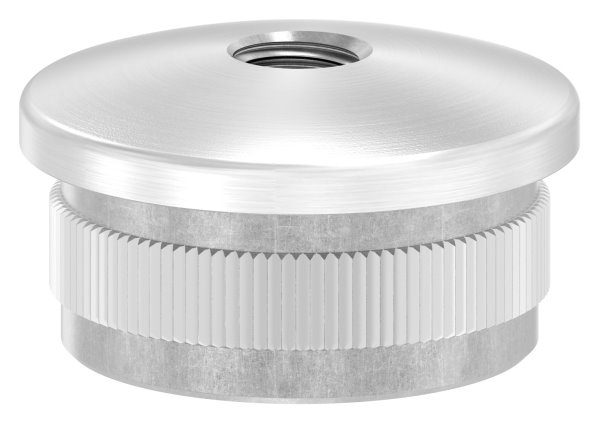 Rohrstopfen fuer Ø 33-7x2-0 mm leicht gewoelbt mit M8 zum Einschlagen V2A-11-5230.4
