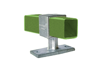 Rohrverbinder Vierkantrohr Stahl Handlaufhalterung - quadratisch  40x40 mm-143FWD40X40