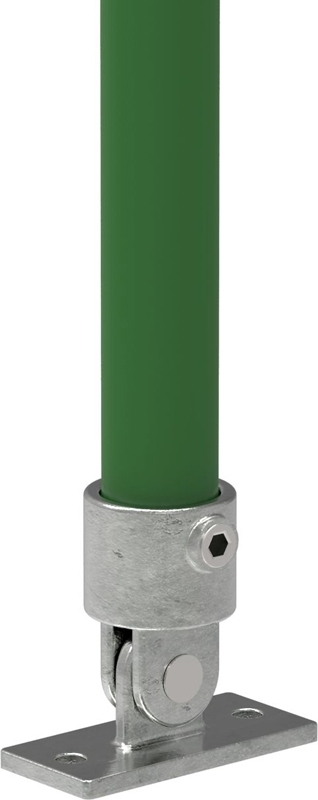 Rohrverbinder Gelenkfuss Ø 60-3 mm -2- - Temperguss verzinkt - 169E60-169E60