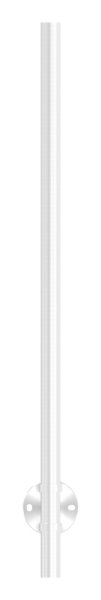 Gelaenderpfosten seitliche Montage fuer 2 Glasklemmen M8 Laenge- 1190 mm V2A-14-0030.4