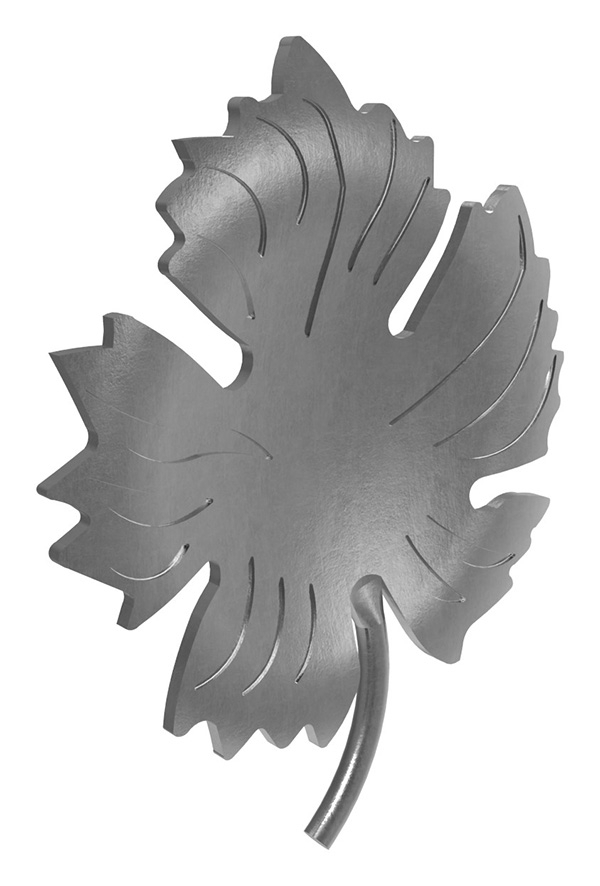 Weinornament - fuer Anschlussmaterial- Ø 3 mm - Stahl S235JR- roh-30-2668.8