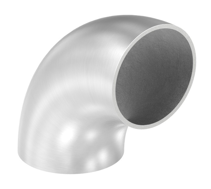 Bogen 90° zum Schweissen fuer Rundrohr- Ø 48-3 mm V2A- Bauart 3-11-3713.4