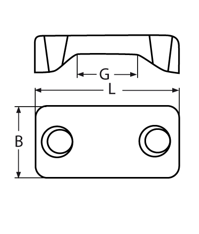 Gurtbandbuegel -Design- Laenge- 50 mm V4A VPE- 5-66-64-411.814207425