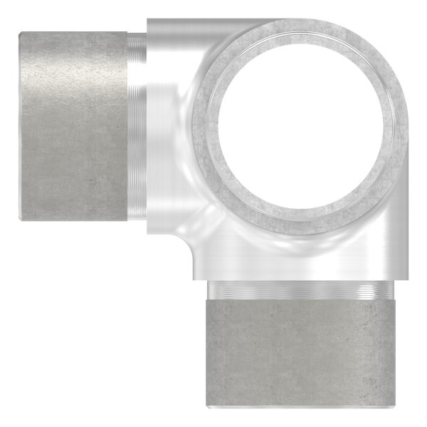 Kreuzstueck mit unterschiedlichen Abgaengen- fuer Rohr Ø 33-7x2-0 mm V2A-11-3662.4