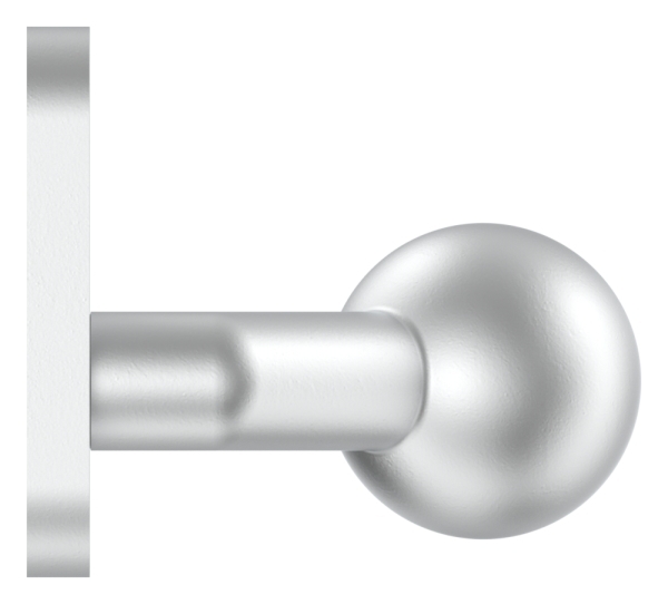 Alu-Tuerknopf - mit Kugel Ø 55 mm - Aluminium EV1-12-3059.6