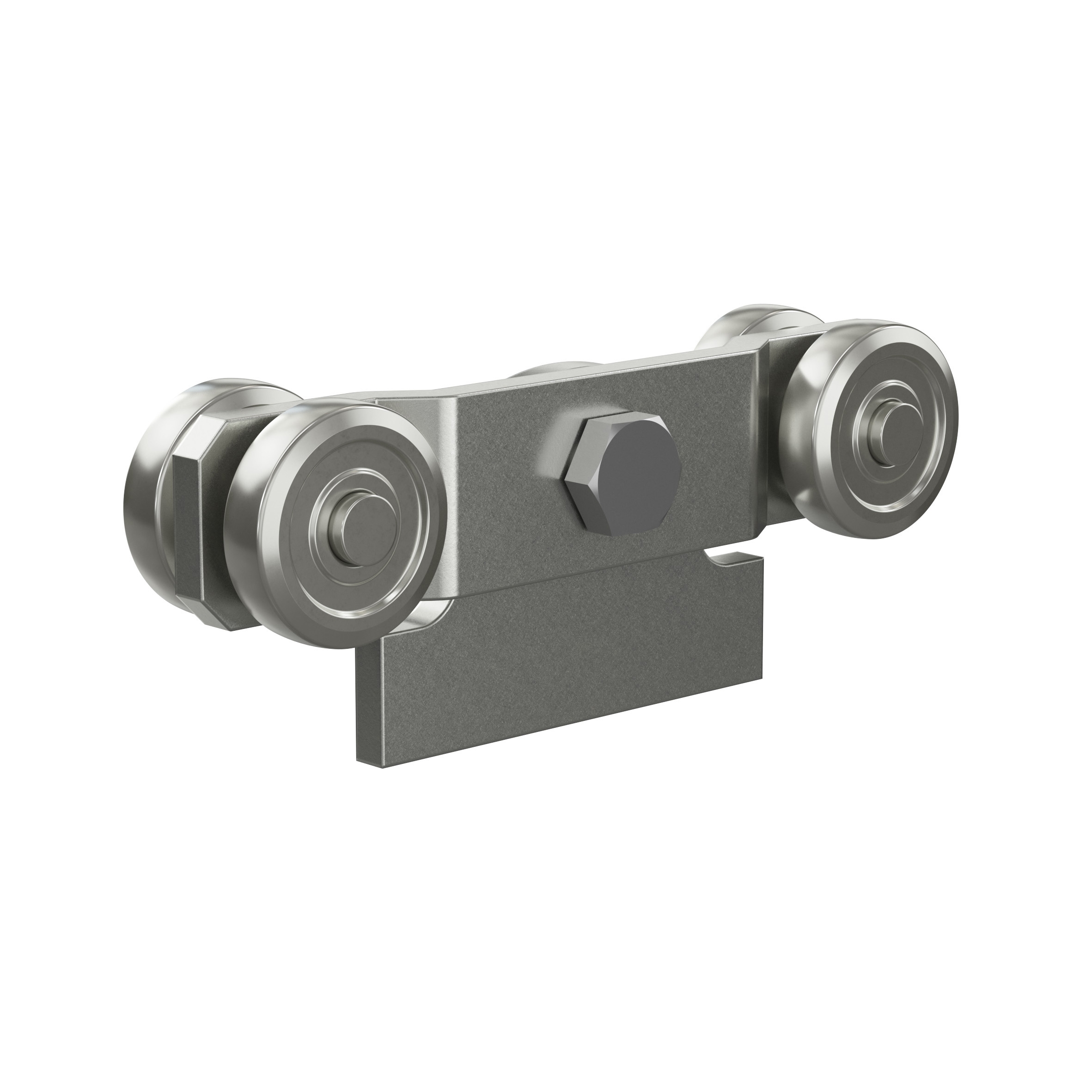 Doppelrolle mit Anschweisspendel MEA Gr- 3 verzinkt Ø 48 mm 10336866-60-0136.7