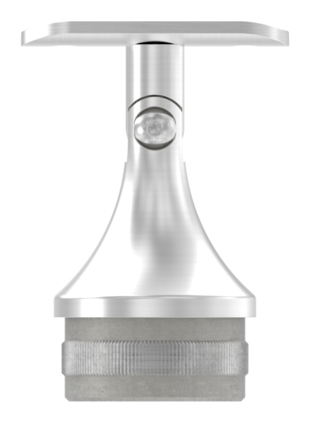 Stuetze mit Gelenk und Halteplatte fuer Rundrohr V2A-12-2157.4