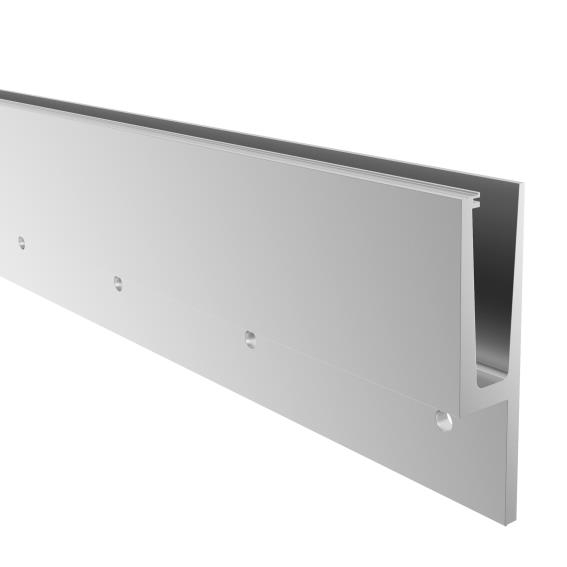 Ganzglasgelaender Profil Aluminium 5000 mm Seitenmontage Glas 12-21-52 mm-89-11AL00115000NE-A.4